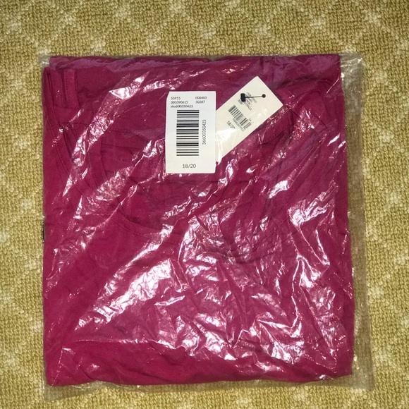 NWT Lane Bryant Magenta Strappy Back Tank 18/20 - Picture 3 of 3